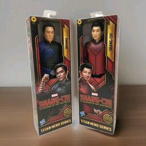 Lot of 2 Marvel Titan Hero Series Shang-Chi & Wenwu Legend Of The Rings, Harbor